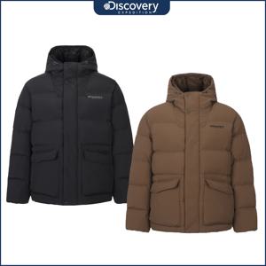 디스커버리 25FW신상 남성 세미오버핏 사파리 미드다운 숏패딩 DMDJ59056