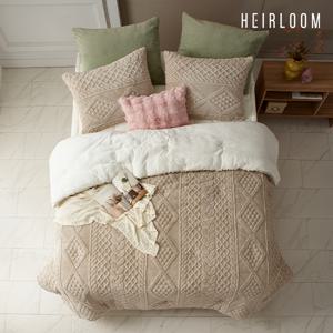 [에어룸 수면온감]25FW 보온기능성 니트극세사 침구1세트_SK