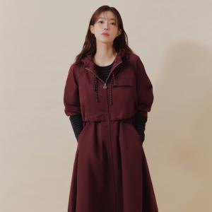 [정상가459,000원]원피스핏집업트렌치코트BLNAI2602