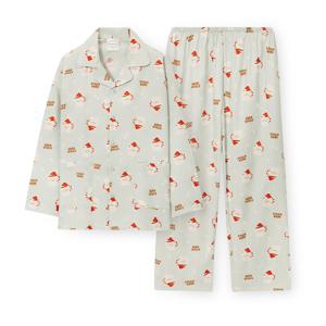 오르시떼 남성 G118 산타머그 긴소매 파자마 세트