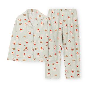 오르시떼 여성 G118 산타머그 긴소매 파자마 세트