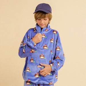 오르시떼 아동 E052 딥초코롤 긴소매 상하