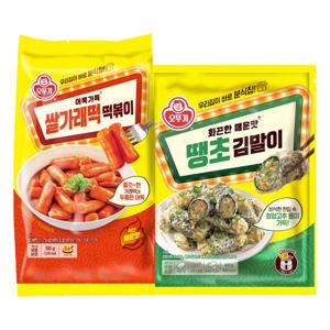쌀 가래떡 떡볶이 580g + 땡초김말이 400g