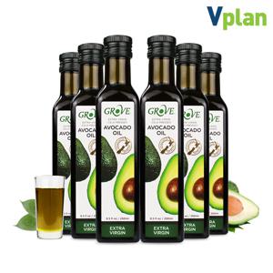 뉴질랜드 그로브 엑스트라버진 아보카도오일 250ml x 6병 냉압착 아보카도유