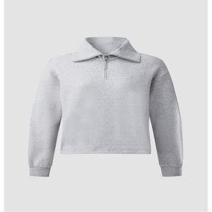 [코오롱스포츠] 동절 조직감 하이넥 맨투맨 TVTBW24522MGY