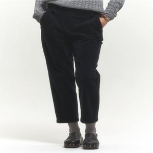 헤지스 여성 [[24FW]] HSPA4D907BK [코듀로이][슬림배기핏] 블랙 면혼방 팬츠