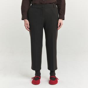 헤지스 여성 [[24FW]] HSPA4DC01K3 [기모][스트레이트핏] 다크카키 에센셜 팬츠