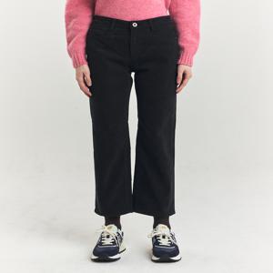 헤지스 여성 [[24FW]] HSPA4D986BK [기모][스트레이트핏] 블랙 데님 팬츠