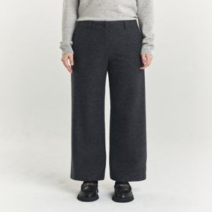 헤지스 여성 [[24FW]] HSPA4D101CG [울][와이드] 차콜그레이 부클 팬츠