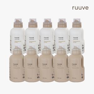 [대용량세트] 러베 세탁세제 1L  5개 + 섬유유연제 1L 5개