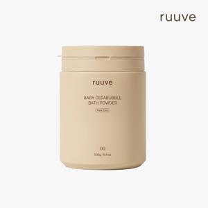 러베 베이비 세라버블 자연유래 배스 파우더 500g 유아 아기 세라마이드 거품 목욕 스파 입욕제