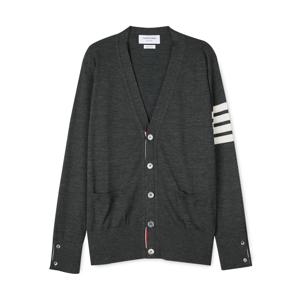 남성 사선완장 다크 그레이 가디건 MKC002A Y1014 022