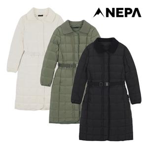 여성 모노 튜브 롱 다운자켓_7K82059