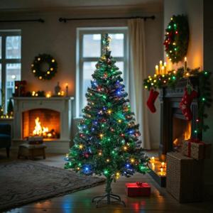 전구포함 150cm 풍성한 스카치 트리 + LED전구 세트 칼라