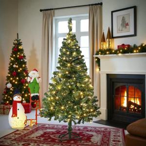 전구포함 150cm 풍성한 스카치 인테리어 트리 + LED전구 세트 100구 웜색