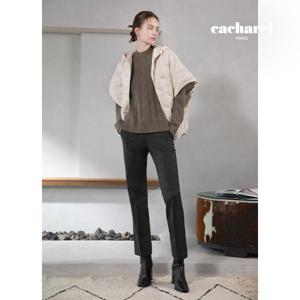 [온플] 까사렐 24FW 헤링본 기모 밴딩팬츠 3종