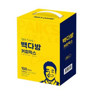 빽다방 커피믹스 1박스 100스틱  1.2kg(12g x 100개)