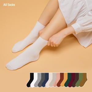 [2세트구매시 하나더] 여성골지크레용양말 4족세트