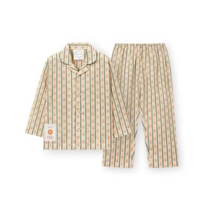 [롯데백화점]아동 G011 베이글베어GR 긴소매 파자마 세트 OR25FKGEG011