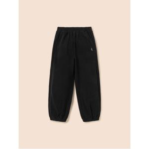 조거형 저지 팬츠 - 블랙