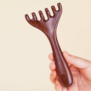 세안 빗살 두피 마사지 빗 괄사 혈액 순환 근육 마사지기 J292