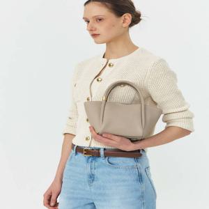 헤지스 액세서리 [[25FW]] HIBA5F211I1 [H-VARY] 에이치 베리 클래식 베이지 레더 토트겸 숄더백 S