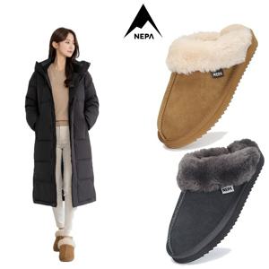 여성 겨울 가볍고 따뜻한 방한 하퍼 뮬 7LG7696