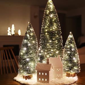 크리스마스 LED 미니트리 홈SET (60+40+30+20+15+10cm)