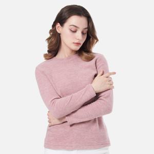 투엘라 여성 포근라운지 양기모 라운드 티셔츠(W6WT14)