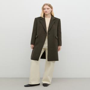 [쉬즈미스] 울 혼방 싱글 핸드메이드 코트 SWHCTP42180