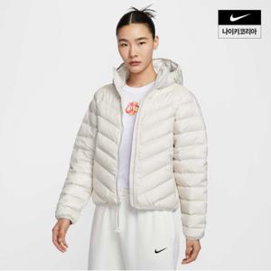 여성 스포츠웨어 윈드푸퍼 써마 핏 후드 패딩 HV5106-072