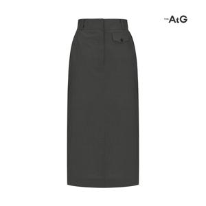 [최초가69,900원][차콜ONLY]더엣지25SS 링클프리 슬림 롱 스커트