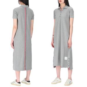 센터백 스트라이프 FJD034A 00050 055 여성 폴로 원피스