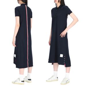 센터백 스트라이프 FJD034A 00050 415 여성 폴로 원피스