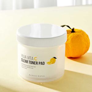[1+1+1]  유자 비타C 클리어 토너패드 100매 (총 300매) /요철 모공 지성피부 좁쌀 닦토