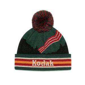 멀티컬러 자카드 방울 비니 GREEN