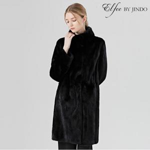 [최초가 2590000원] 진도 Elfee 스킨 온 스킨 밍크 휘메일 코트(K7W6EC24)