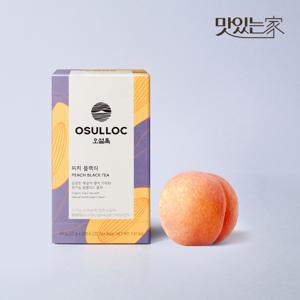 오설록 피치 블랙티 20입 티백
