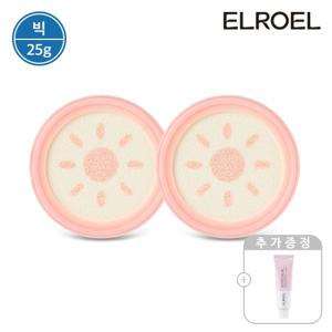 [빅] 피치 핑크 톤업 팡팡 빅 선쿠션 25g 리필 2개+비타크림 50ml