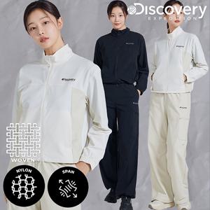 디스커버리 가격인하 여성 우븐 트레이닝 집업세트 DWTR44044,DWTP44044