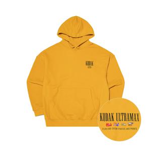 에버루프 세미오버핏 그래픽 후드티셔츠 YELLOW