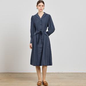 [최초가 78000원] 벨티드 플레어 원피스