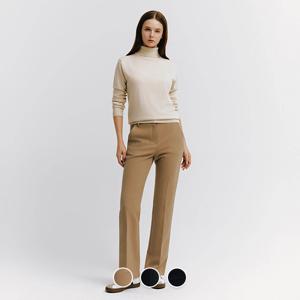 414916 여 브러시드 부츠컷 슬렉스