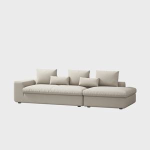 알로소 홀리데이 4인소파 패브릭소파 (오픈롱거)