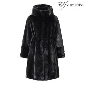 [최초가 2690000] 진도 Elfee 풀스킨 휘메일 밍크 후드 롱코트 (E8W3EC14)