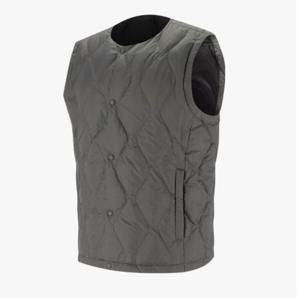 남성 초경량 라운드 덕다운 베스트 패딩 조끼 (1K71482)_DG