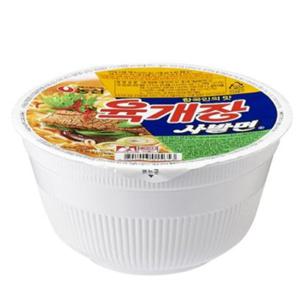 (P)농심 육개장사발면 6입 자재