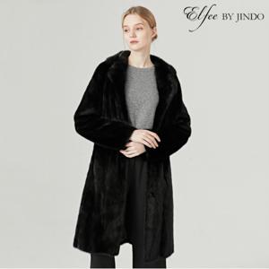[최초가 2590000원] 진도 Elfee 풀스킨 휘메일 밍크 롱코트 (E8W3EC13)