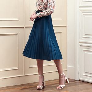 [레이나] 페이티 롱 플리츠 스커트