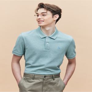 남성 HZTS5B403T2 [아이코닉][링클프리] 터콰이즈 반팔 피케 티셔츠